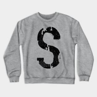 The S South Side Distressed Style Crewneck Sweatshirt